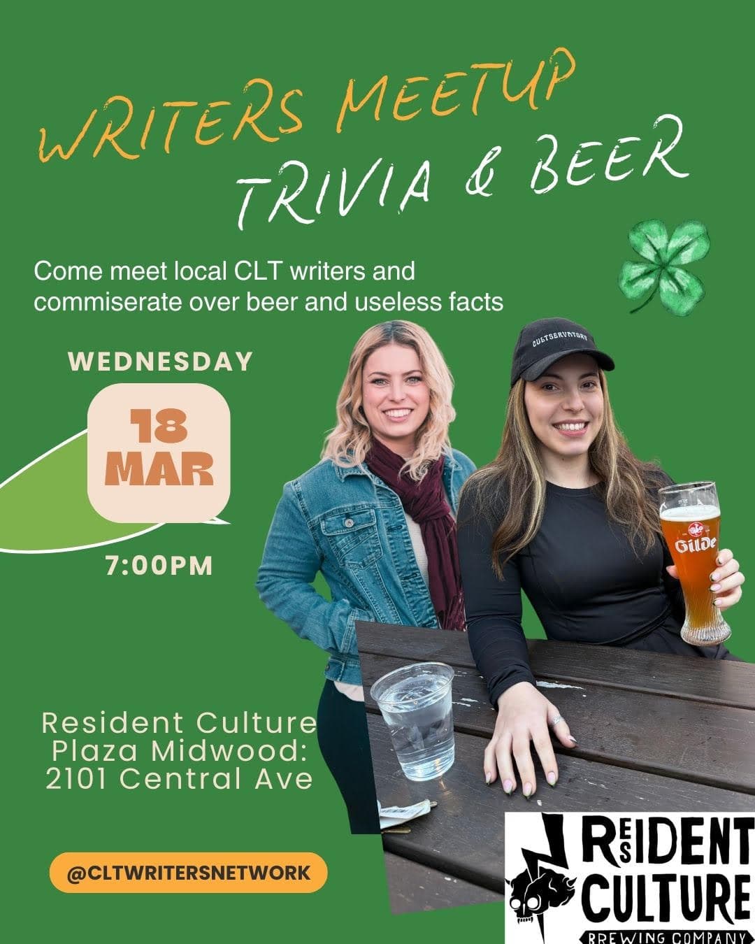 Writers Social & Trivia Night